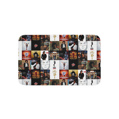 Michael Jackson Album Cover Collage Memory Foam Bath Mat