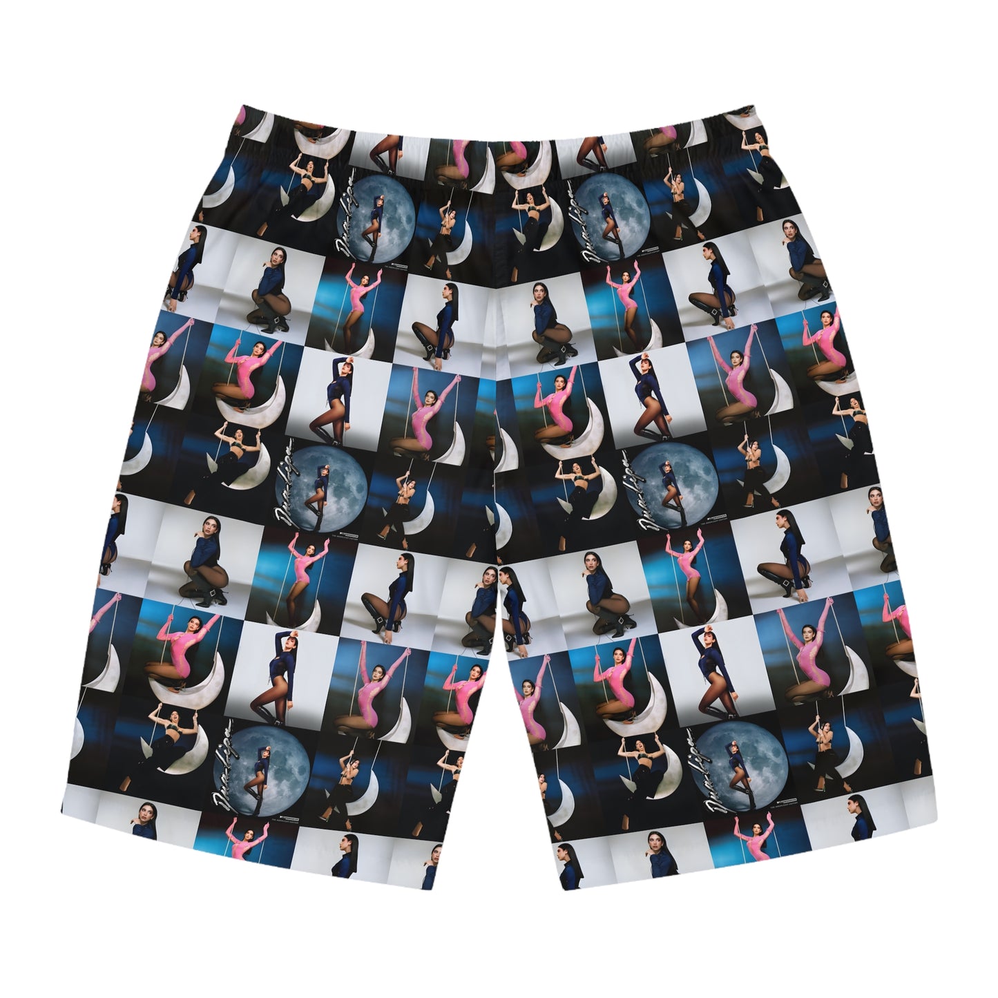 Dua Lipa Future Nostalgia Moonlight Mosaic Men's Board Shorts