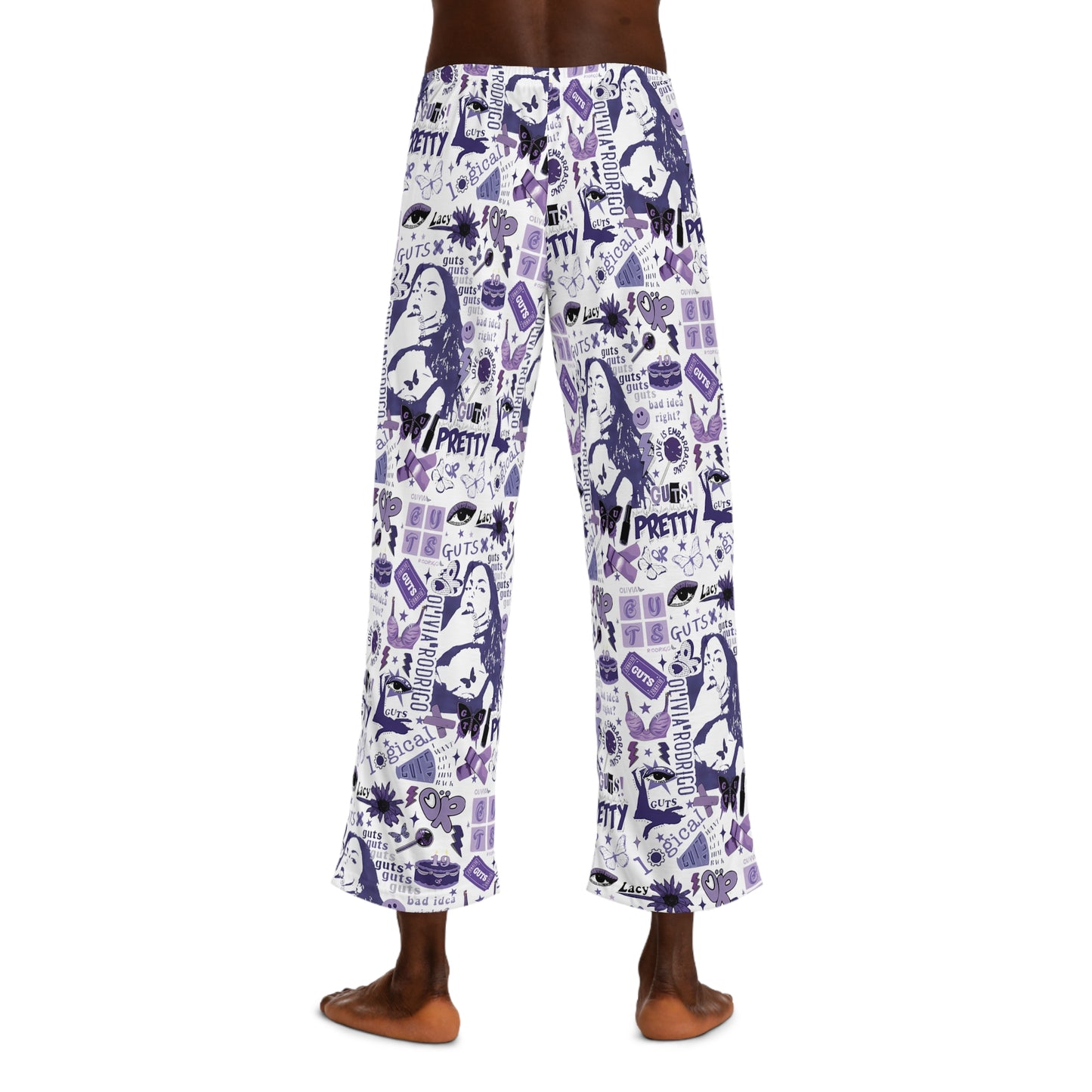 Olivia Rodrigo Guts Tour Collage Men's Pajama Pants