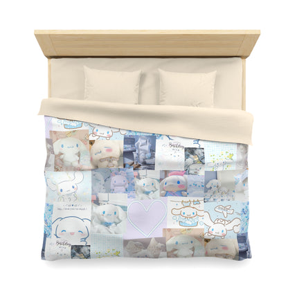 Cinnamoroll I Love You So Mush Photo Collage Microfiber Duvet Cover