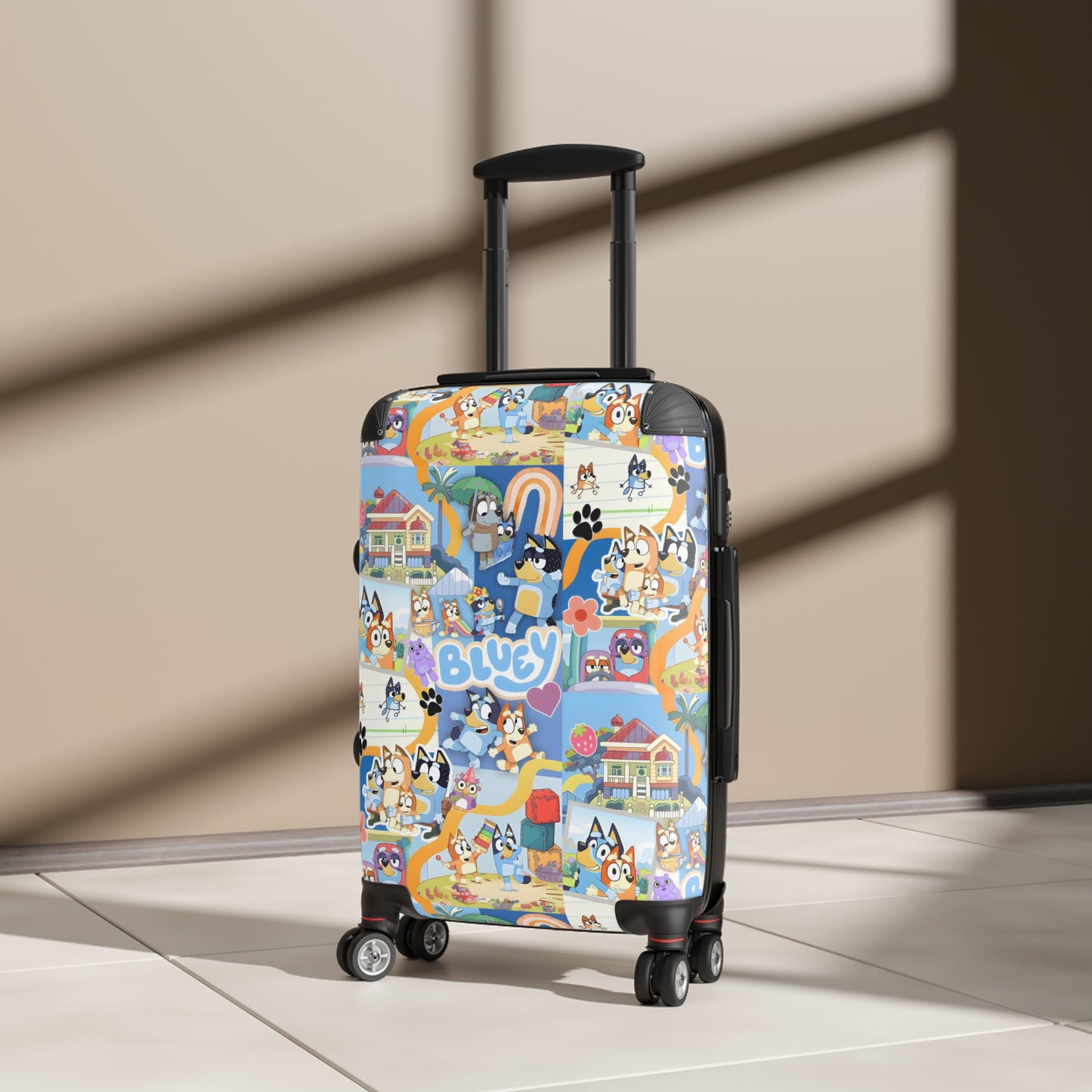 Bluey Playtime Collage Suitcase