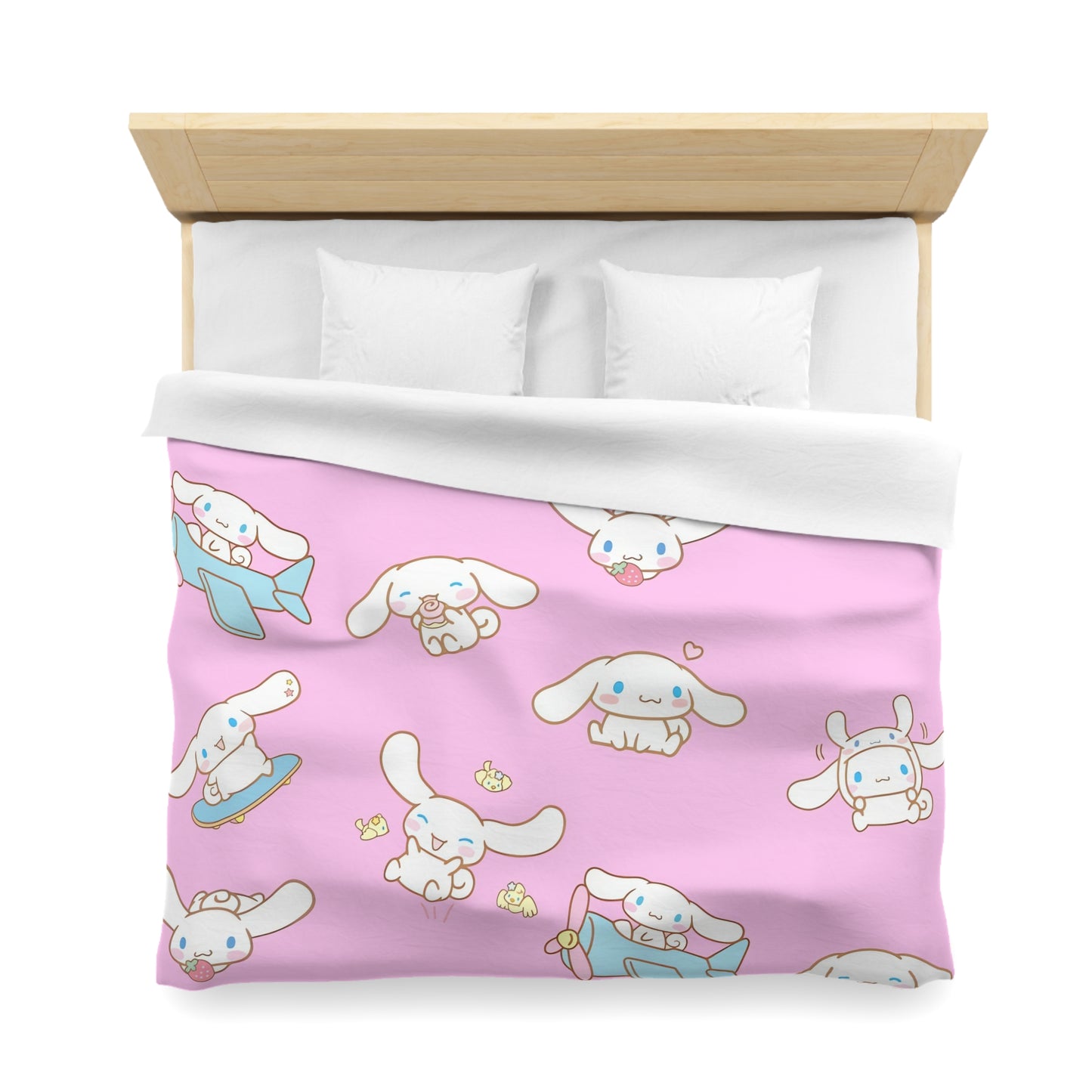 Cinnamoroll Playing Around Pattern Microfiber Duvet Cover