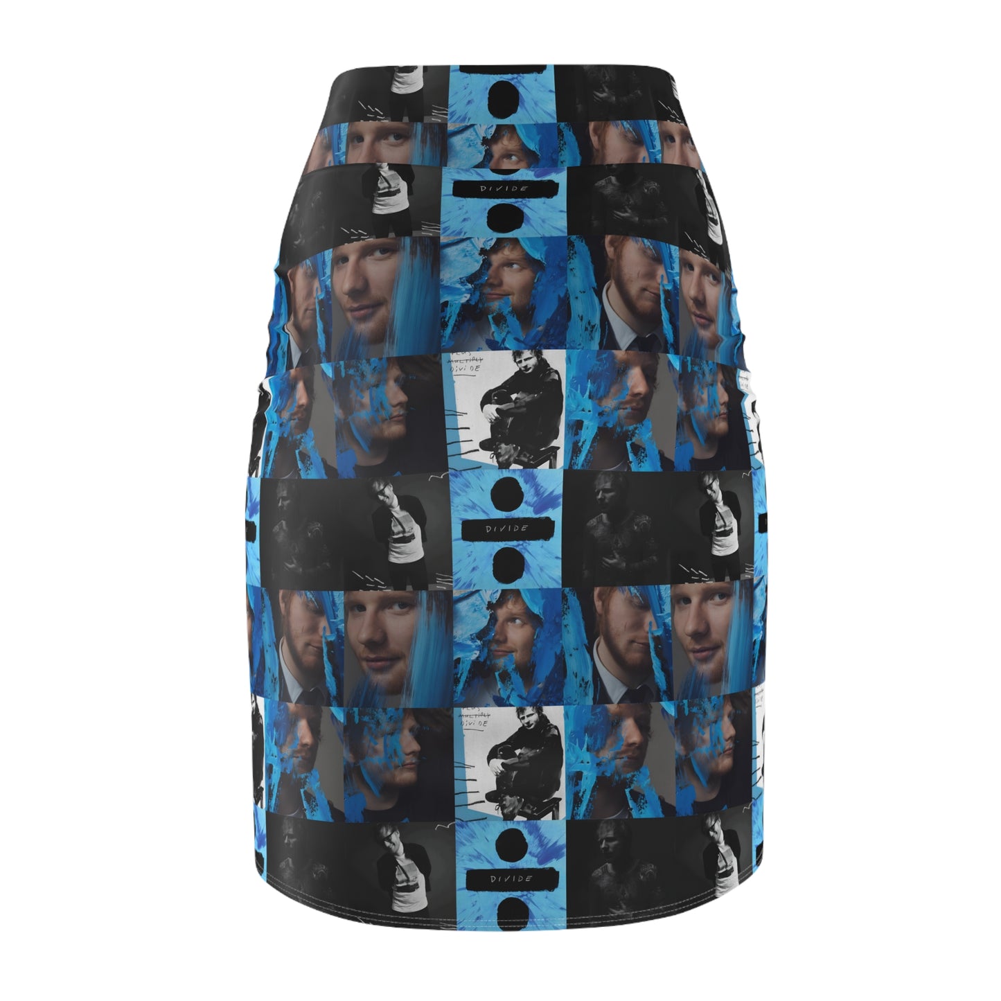 Ed Sheeran Divide Mosaic Women's Pencil Skirt