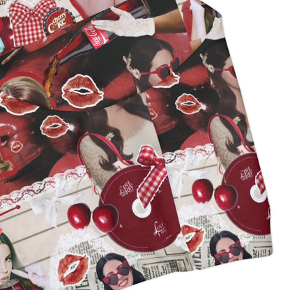 Lana Del Rey Cherry Coke Collage Girls Two Piece Swimsuit