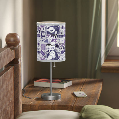 Olivia Rodrigo Guts Tour Collage Lamp on a Stand