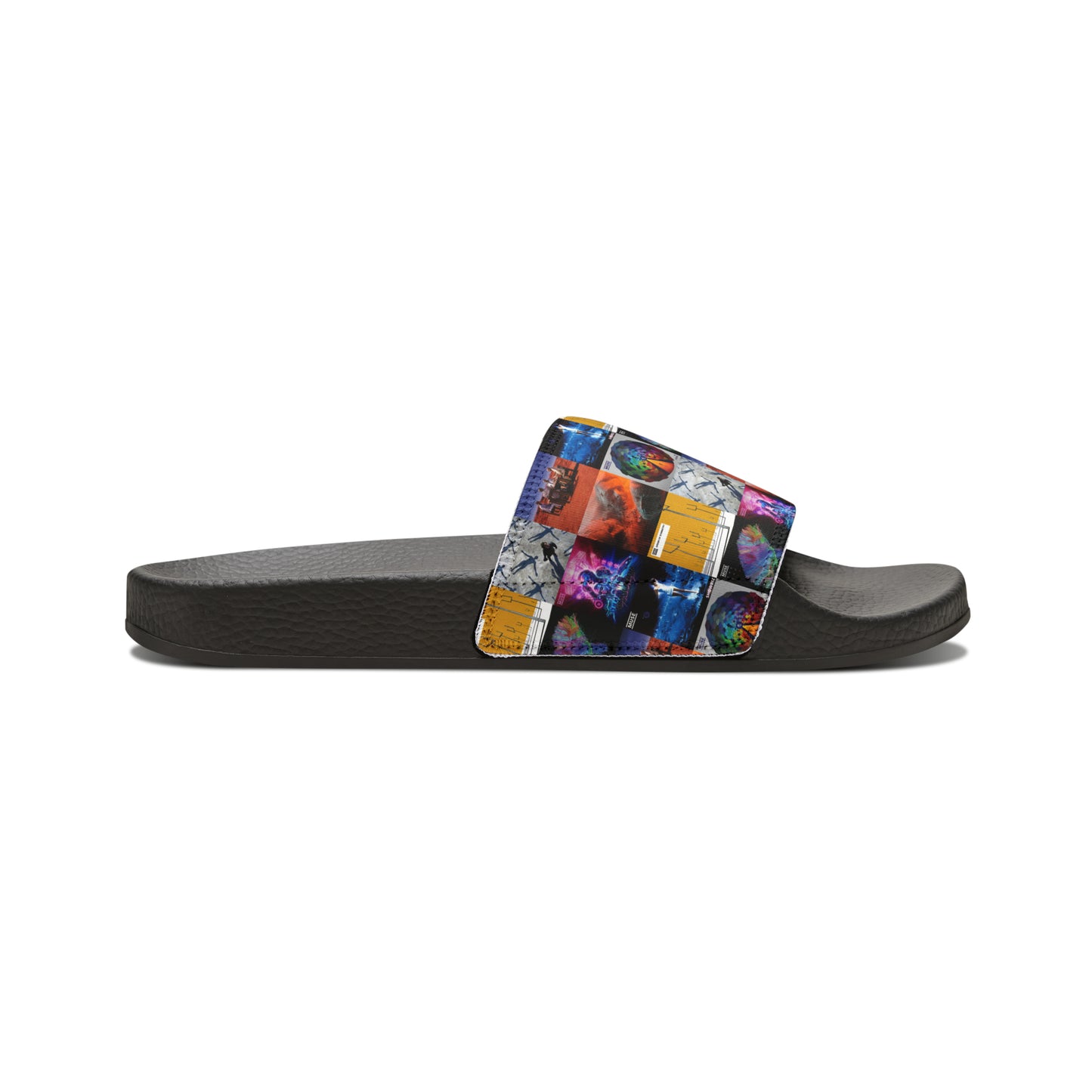 Muse Album Cover Collage Men's Slide Sandals