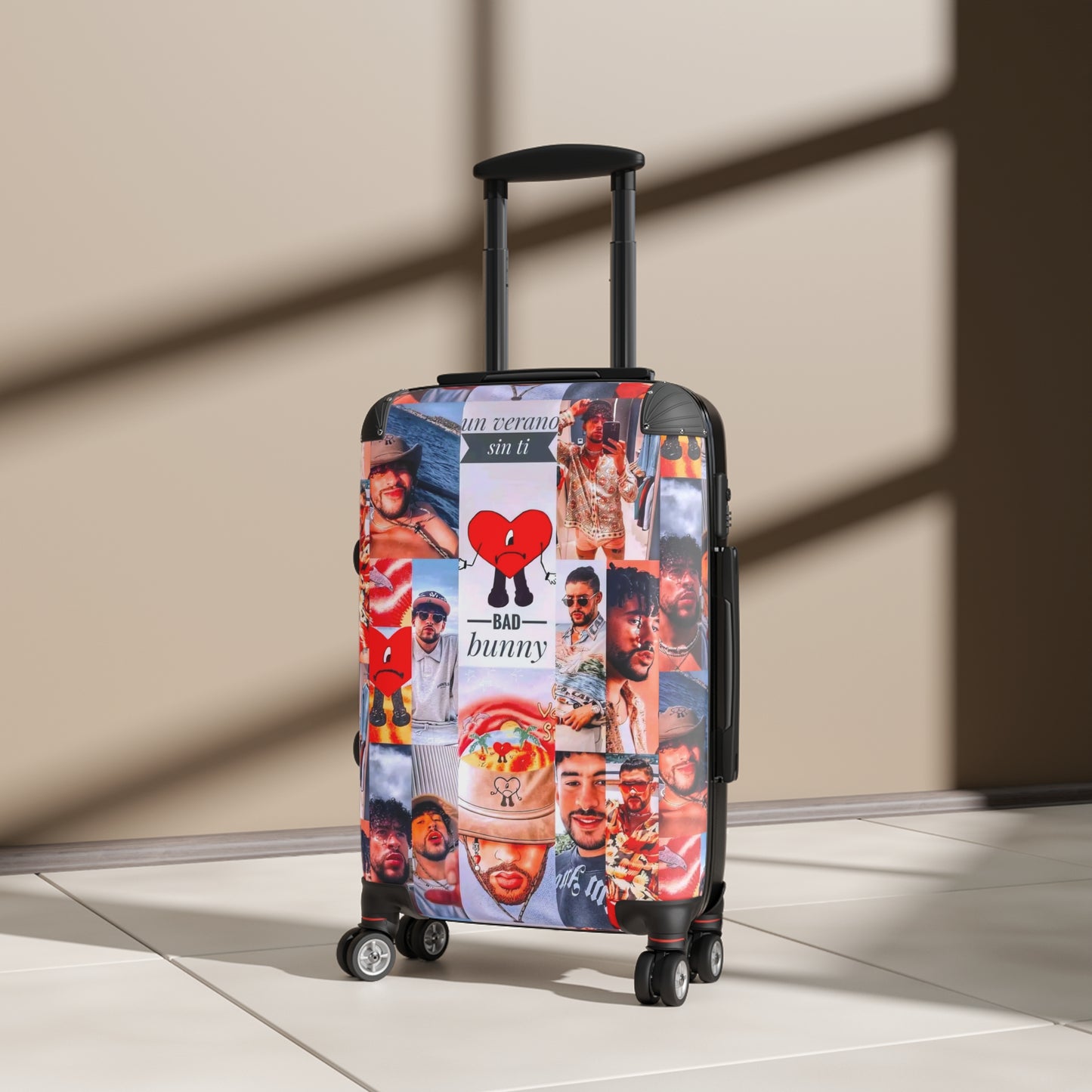 Bad Bunny Un Verano Sin Ti Photo Collage Suitcase