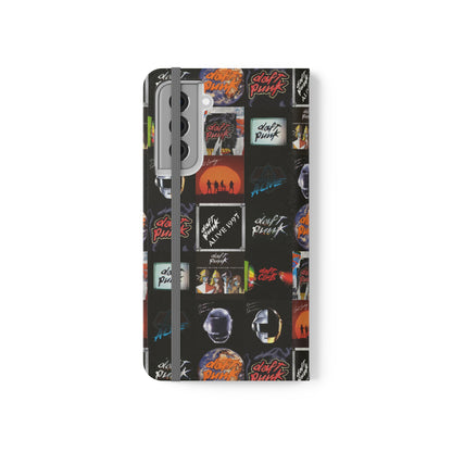 Daft Punk Album Cover Art Collage Phone Flip Case