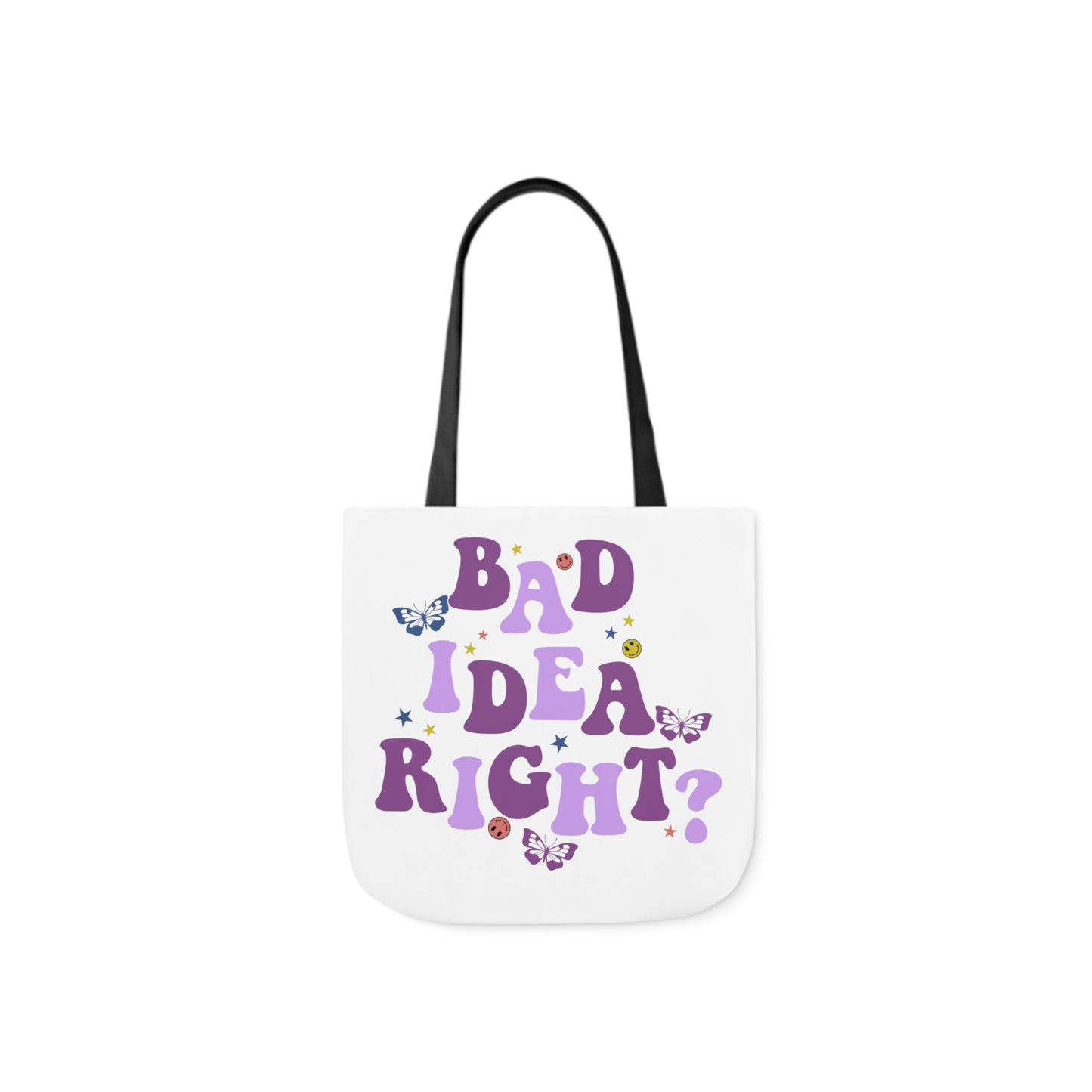 Olivia Rodrigo Bad Idea Right? Polyester Canvas Tote Bag