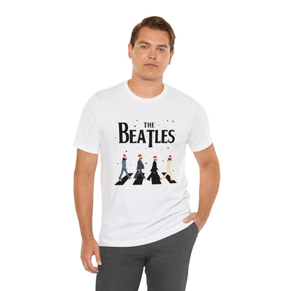 The Beatles Abbey Road Santas Unisex Jersey Short Sleeve Tee Shirt