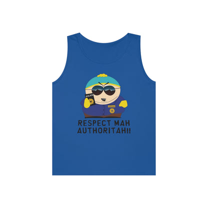 South Park Cartman Respect Mah Autheritah! Unisex Heavy Cotton Tank Top