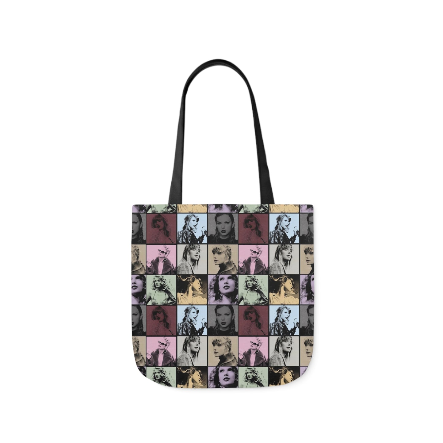 Taylor Swift Eras Collage Polyester Canvas Tote Bag