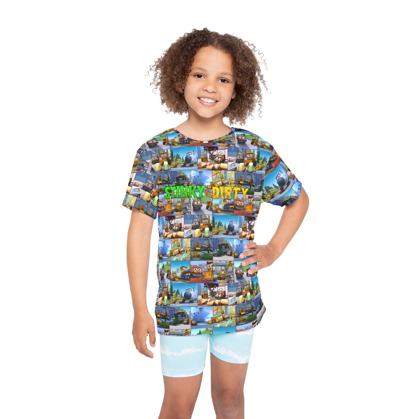 Stinky & Dirty Photo Collage Kids Sports Jersey