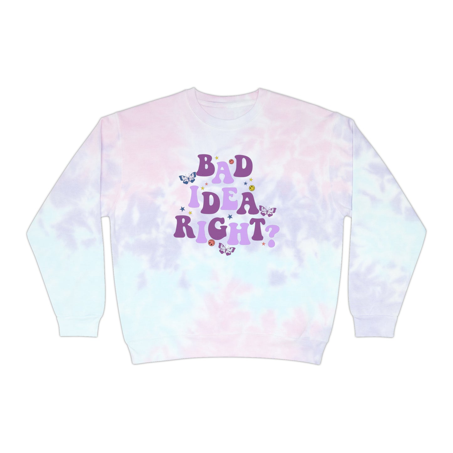 Olivia Rodrigo Bad Idea Right? Unisex Tie-Dye Sweatshirt