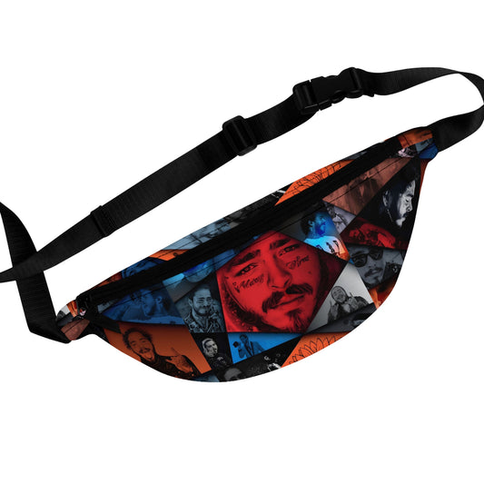 Post Malone Crystal Portaits Collage Fanny Pack