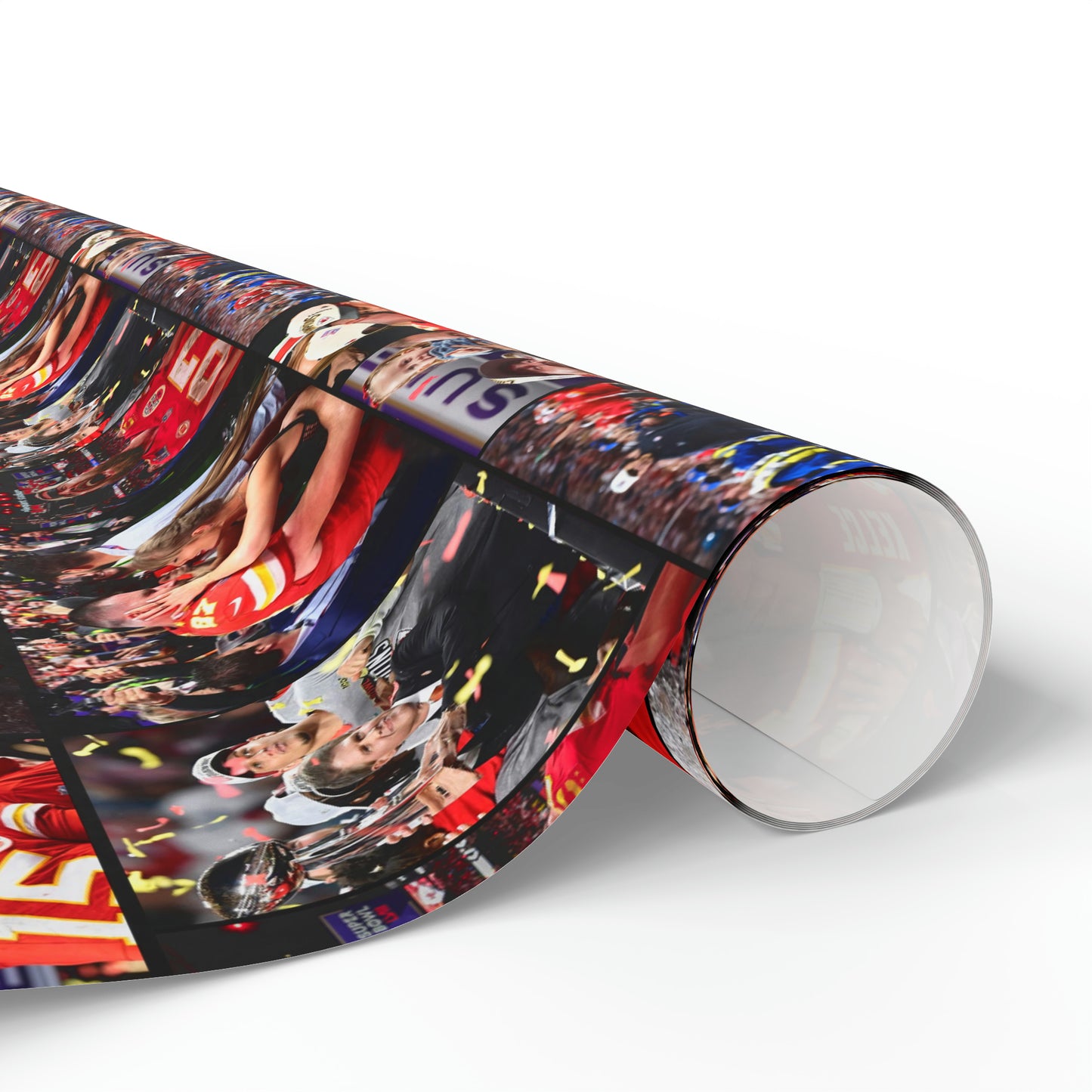 Kansas City Chiefs Superbowl LVIII Championship Victory Collage Gift Wrapping Paper