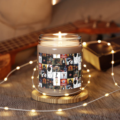 Michael Jackson Album Cover Collage Scented Candle