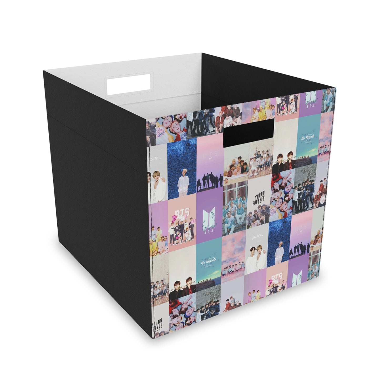BTS Pastel Aesthetic Collage Felt Storage Box