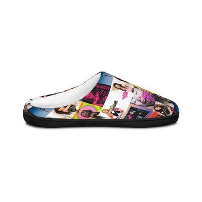 Miley Cyrus Album Cover Collage Women's Indoor Slippers