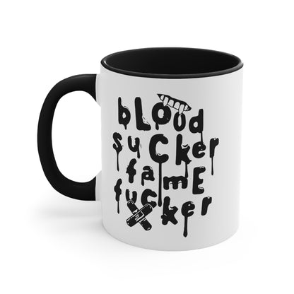 Olivia Rodrigo Blood Sucker Fame Fucker Accent Mugs