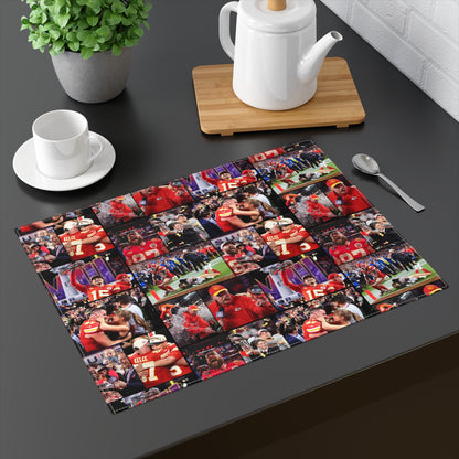 Kansas City Chiefs Superbowl LVIII Championship Victory Collage Placemat