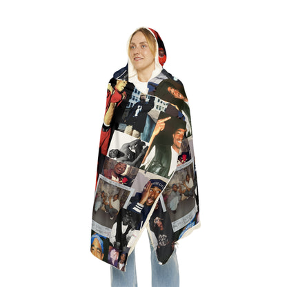 Tupac Shakur Photo Collage Snuggle Blanket