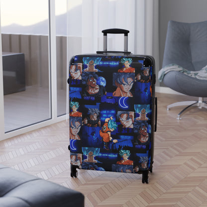 Dragon Ball Z Saiyan Moonlight Collage Suitcase