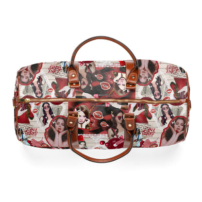 Lana Del Rey Cherry Coke Collage Waterproof Travel Bag