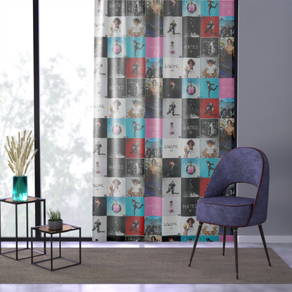 YUNGBLUD Album Cover Art Collage Window Curtain