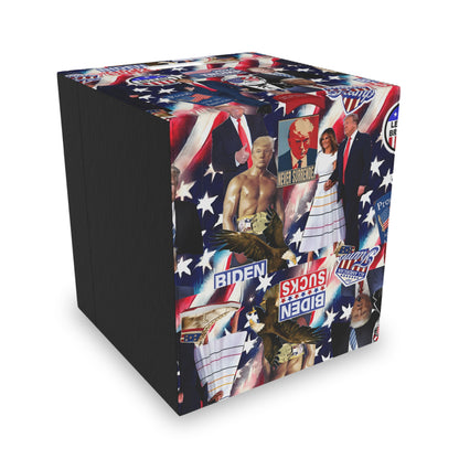 Donald Trump 2024 MAGA Montage Felt Storage Box