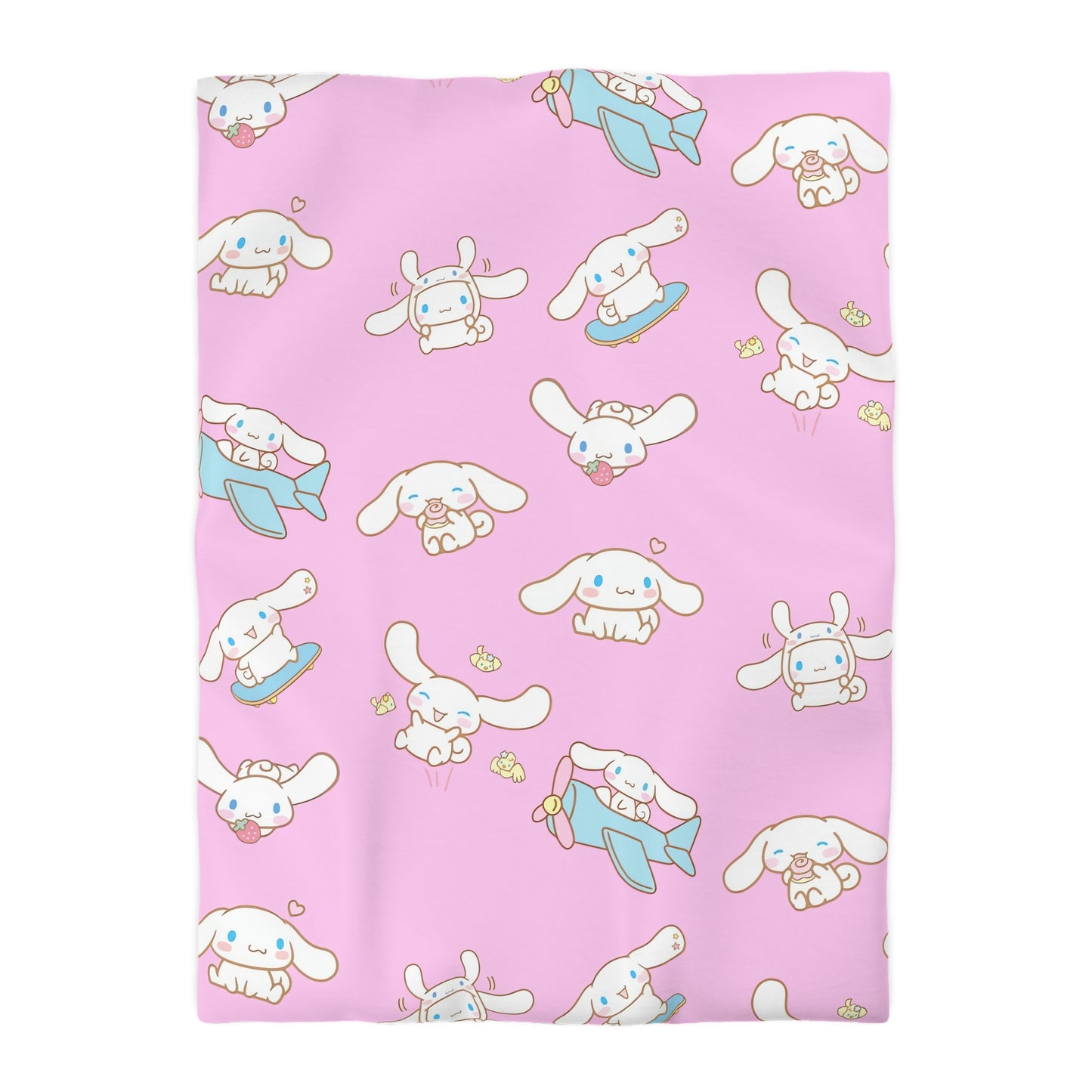 Cinnamoroll Playing Around Pattern Microfiber Duvet Cover