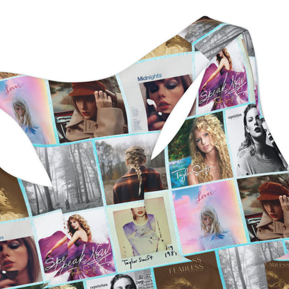 Taylor Swift Album Art Collage Pattern Girls Two Piece Swimsuit