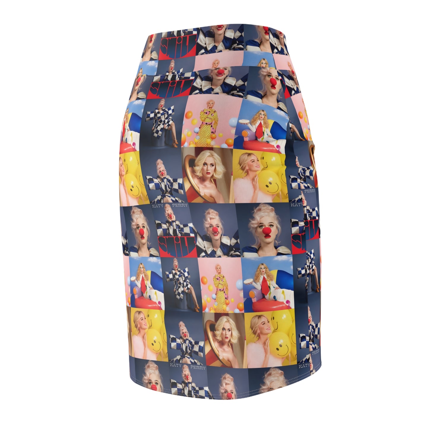 Katy Perry Smile Mosaic Women's Pencil Skirt