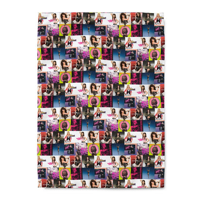 Miley Cyrus Album Cover Collage Duvet Cover