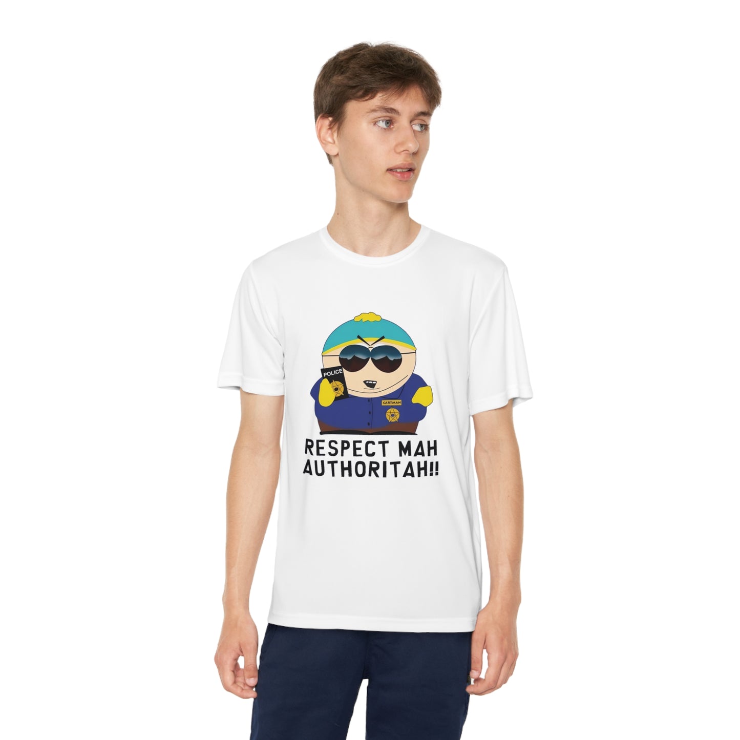 South Park Cartman Respect Mah Autheritah! Youth Competitor Tee