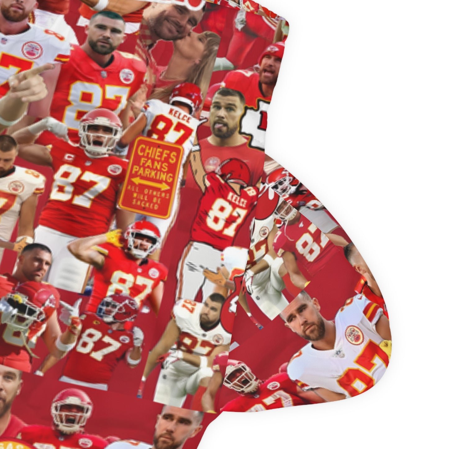 Travis Kelce Chiefs Red Collage Youth Joggers