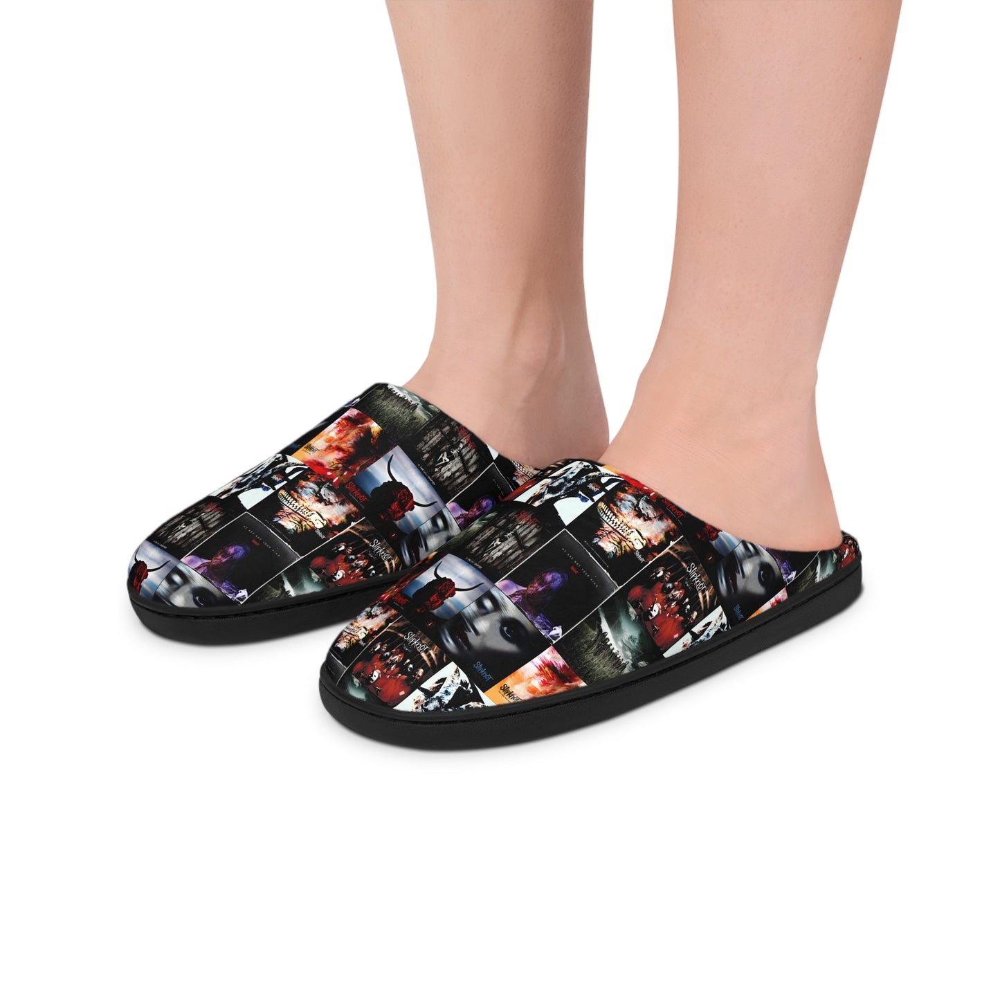 Slipknot Album Art Collage Men's Indoor Slippers