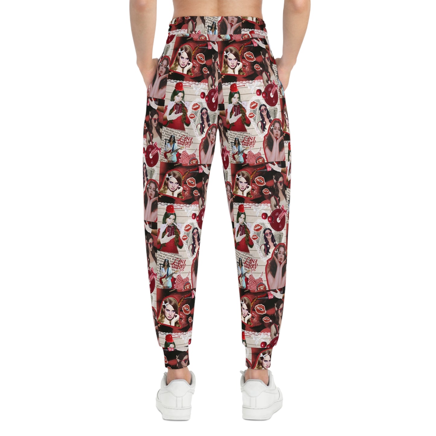 Lana Del Rey Cherry Coke Collage Athletic Jogger Sweatpants