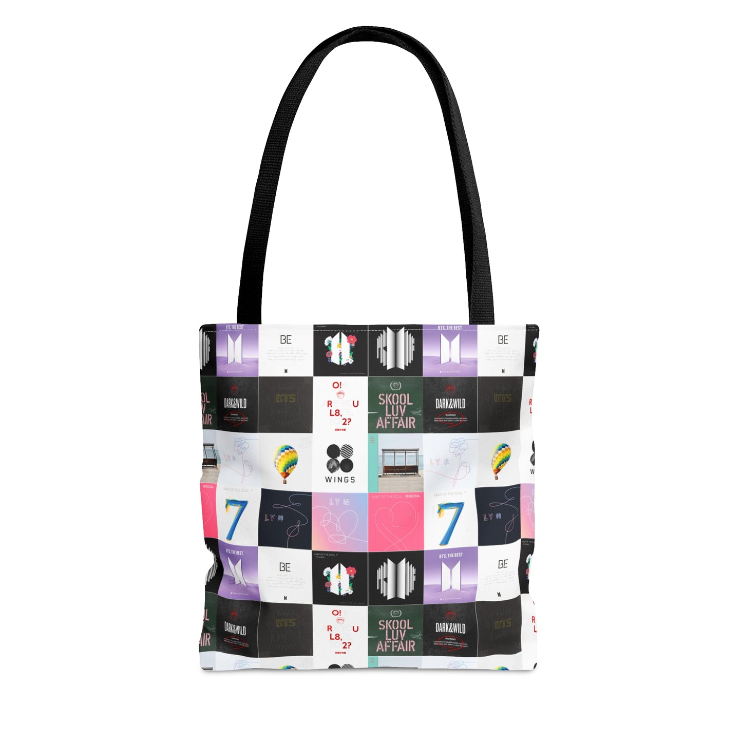 BTS Album Cover Art Collage Tote Bag