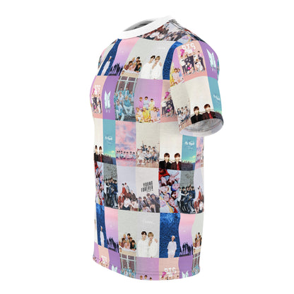 BTS Pastel Aesthetic Collage Unisex Tee Shirt