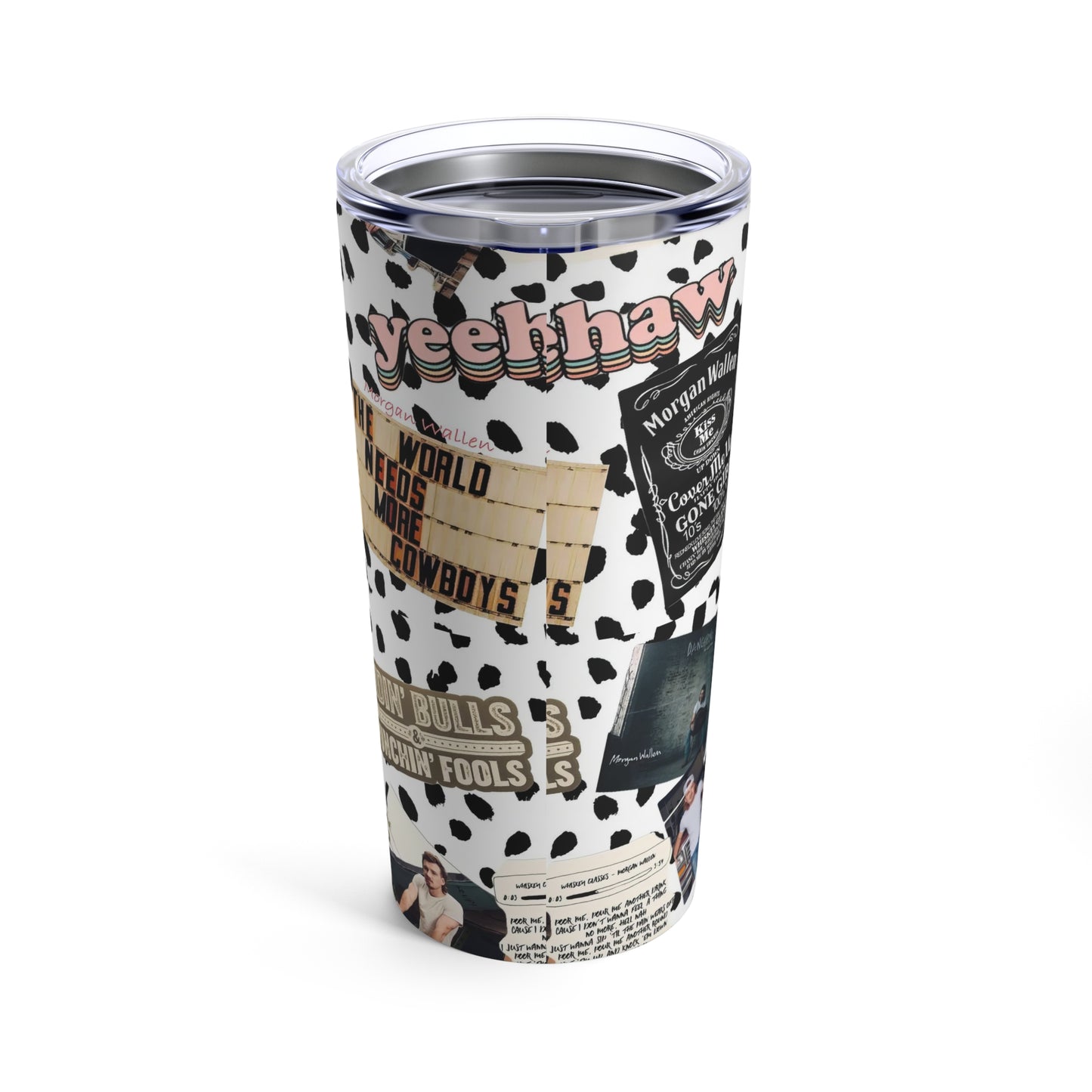 Morgan Wallen Yeehaw Collage Tumbler 20oz