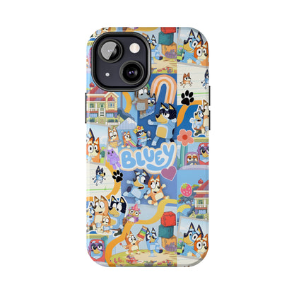 Bluey Playtime Collage Tough Phone Cases