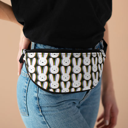 Bad Bunny Logo Pattern Fanny Pack