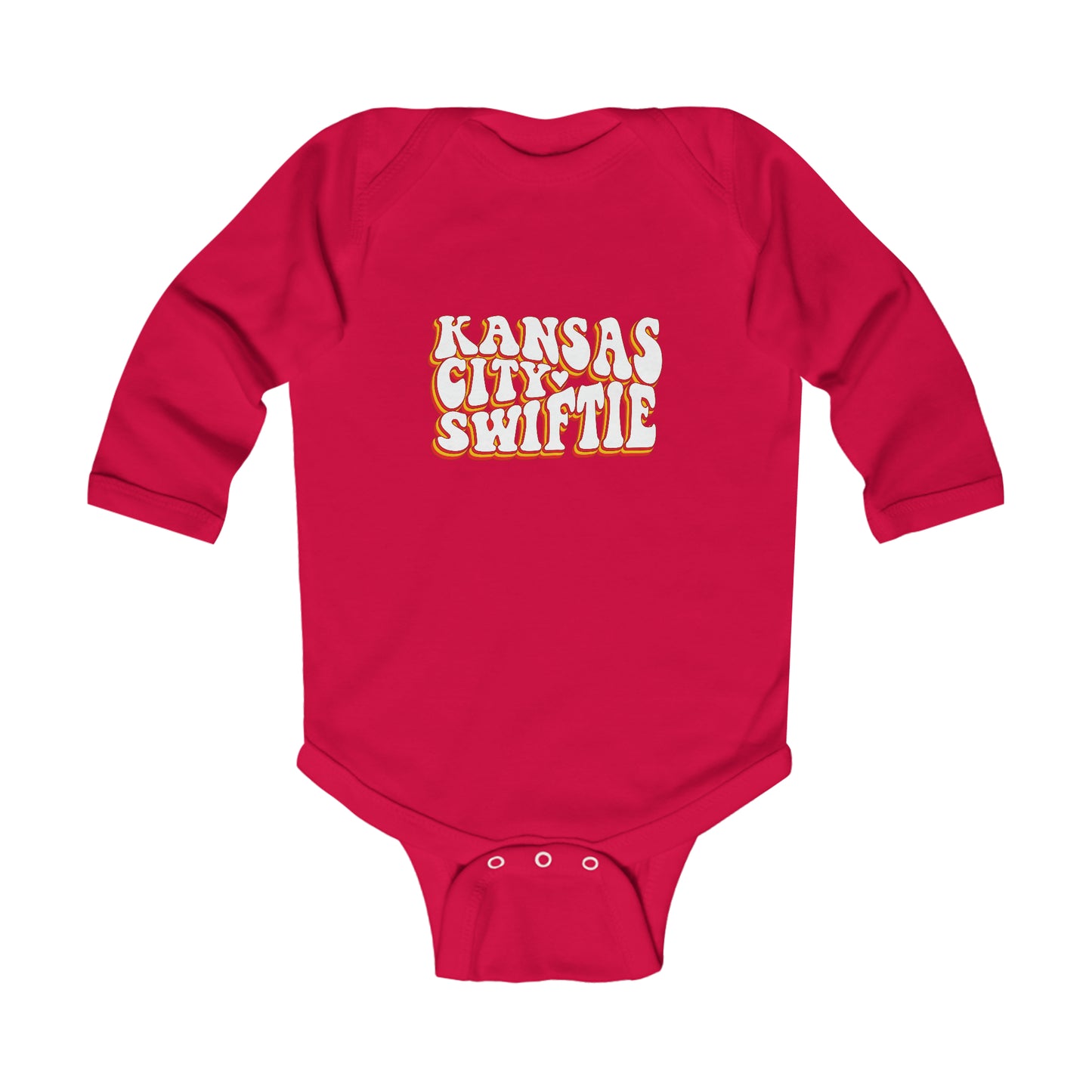 Taylor Swift Kansas City Swiftie Infant Long Sleeve Bodysuit