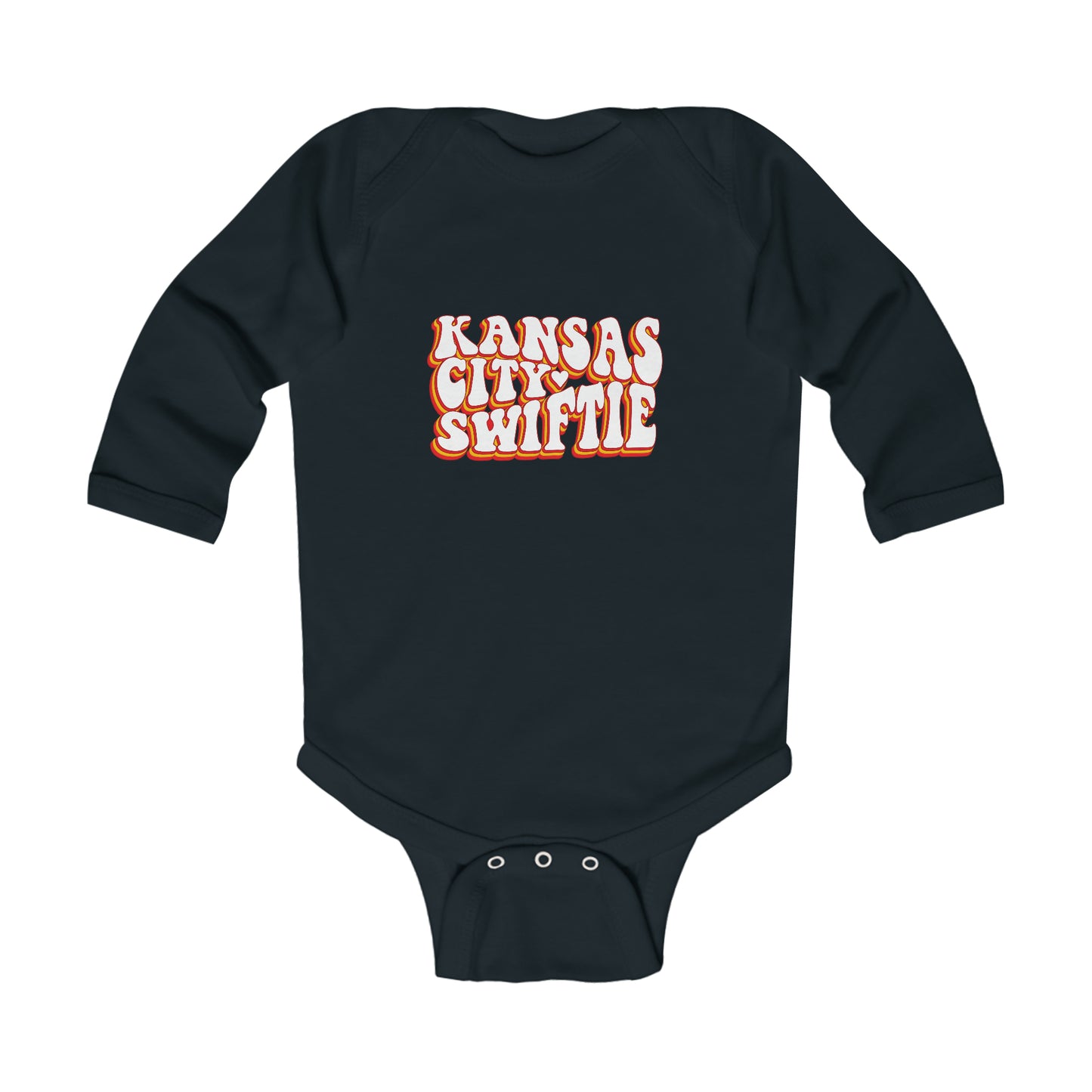 Taylor Swift Kansas City Swiftie Infant Long Sleeve Bodysuit