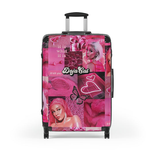 Doja Cat Pink Vibes Collage Suitcase