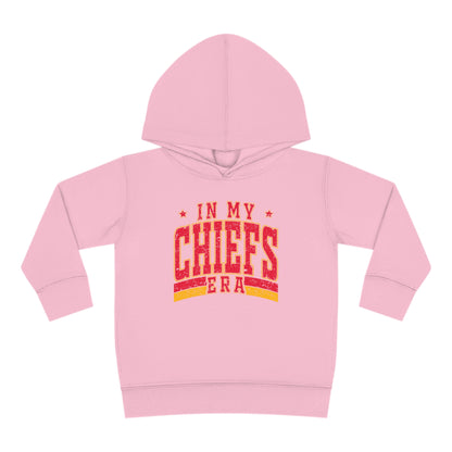 Taylor Swift In My Chiefs Era Toddler Pullover Fleece Hoodie