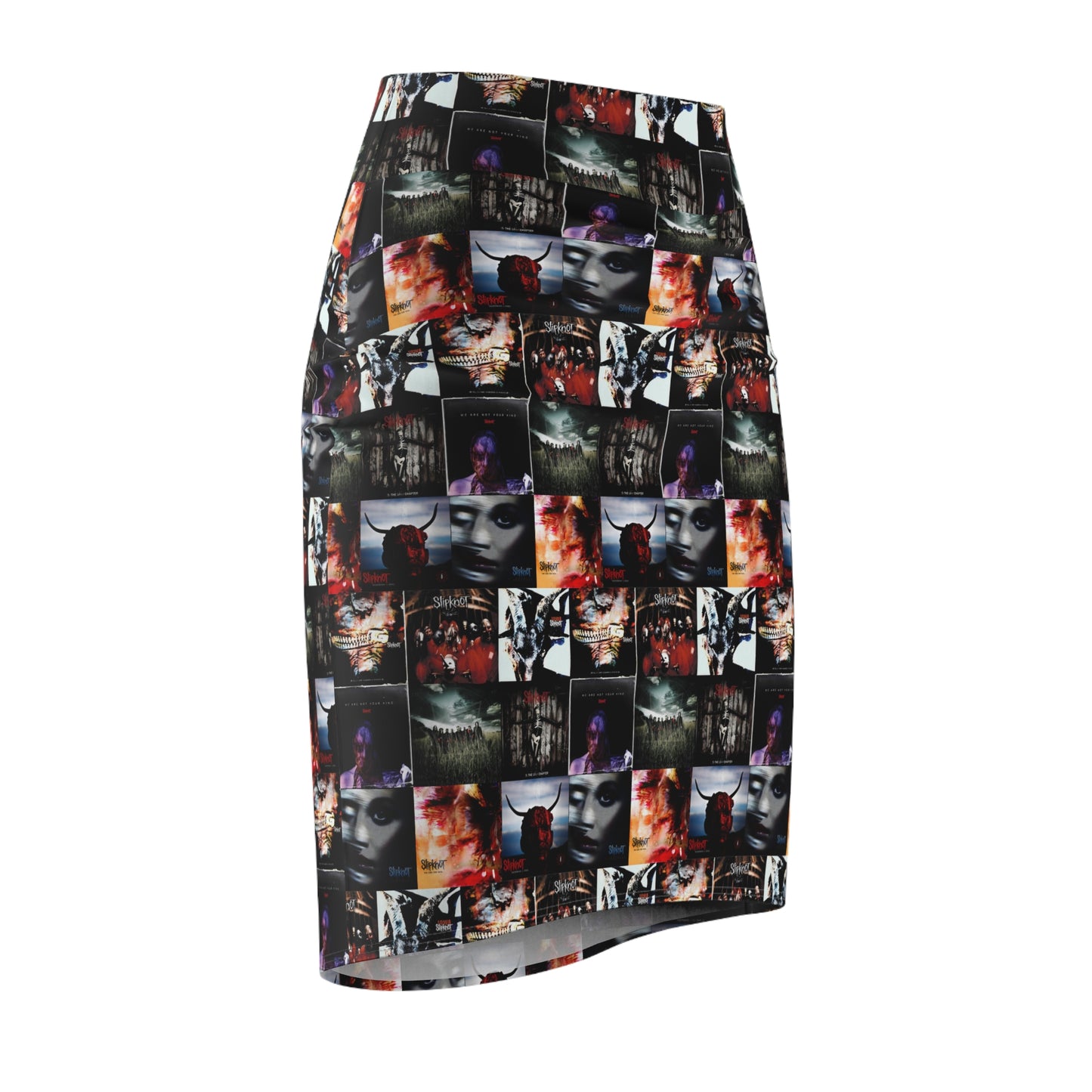 Slipknot Album Art Collage Women's Pencil Skirt