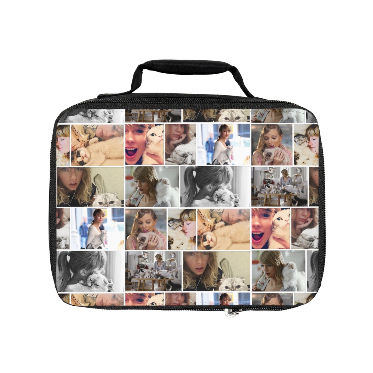Taylor Swift's Cats Collage Pattern Lunch Bag