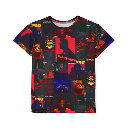 The Weeknd Heartless Nightmares Collage Kids Sports Jersey